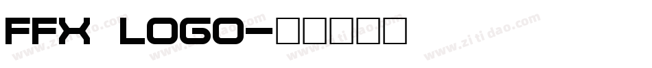 FFX Logo字体转换